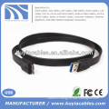 High Speed Flat USB 3.0 Male to Micro Cable 0.35m 0.5m 1m 1.5m 2m Made in China